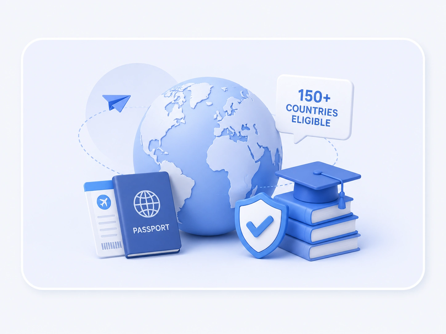 150+ Countries Eligible
