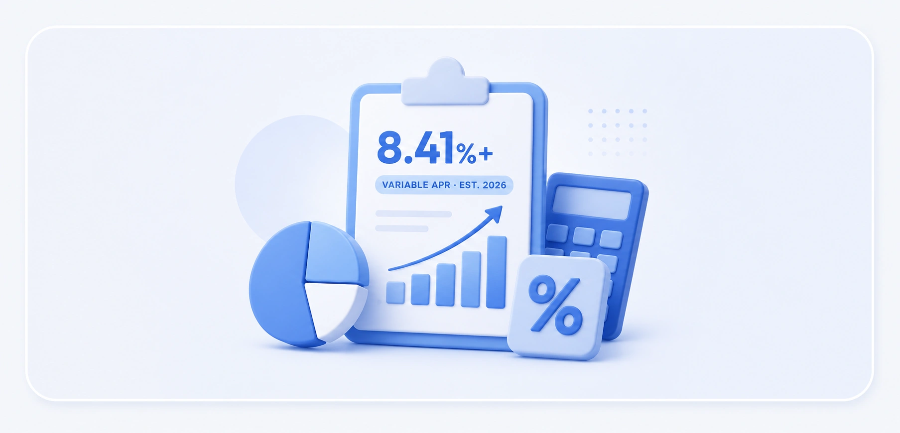 Interest Rate Snapshot 2026 — visual showing Prodigy Finance estimated variable APR range
